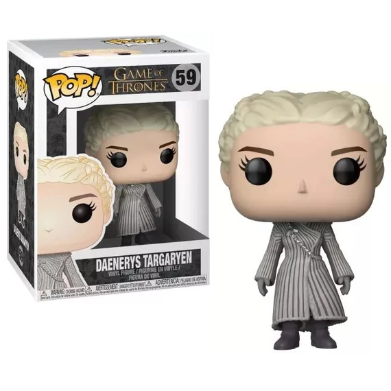 Game of Thrones POP! TV Vinyl Figura - Daenerys in White Coat 9 cm #59
