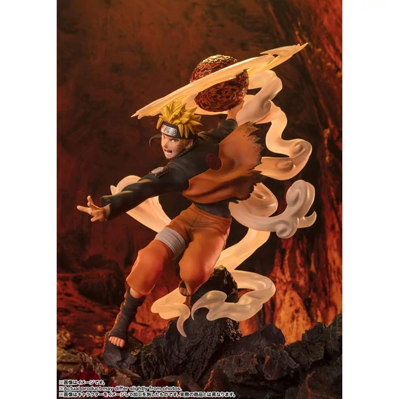 Naruto Shippuden FiguartsZERO Extra Battle PVC Szobor - Naruto Uzumaki-Sage Art: Lava Release Rasens