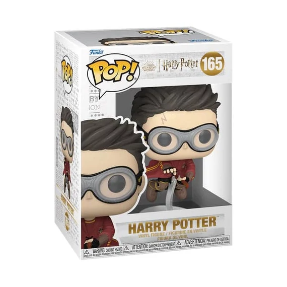 Harry Potter Funko POP! Figura - Harry w/Broom (Quidditch) 9 cm #165