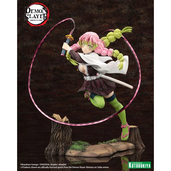Demon Slayer: Kimetsu no Yaiba ARTFXJ Szobor - 1/8 Mitsuri Kanroji Bonus Edition 25 cm