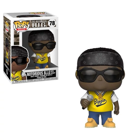 Notorious B.I.G. POP! Vinyl Figura - Notorious B.I.G. (Jersey) 9 cm #78