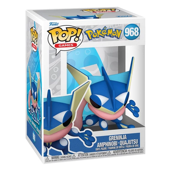 Pokemon Funko POP! Games Vinyl Figura - Greninja (EMEA) 9 cm #968