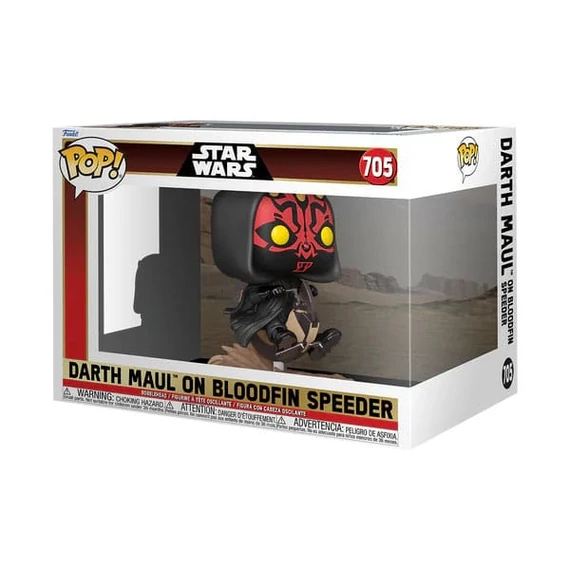 Star Wars: The Phantom Menace Funko POP! Rides Deluxe Vinyl Figura - Darth Maul on Bloodfin 9 cm #70