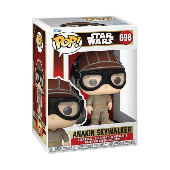 Star Wars: The Phantom Menace Anniversary Funko POP! Vinyl Figura - Anakin w/Helmet 9 cm #698