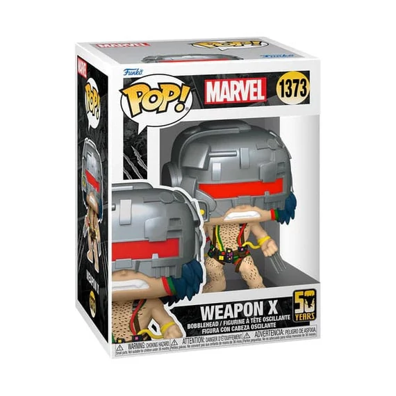 Marvel POP! Wolverine 50th Anniversary Vinyl Figura - Ultimate Weapon X 9 cm #1373