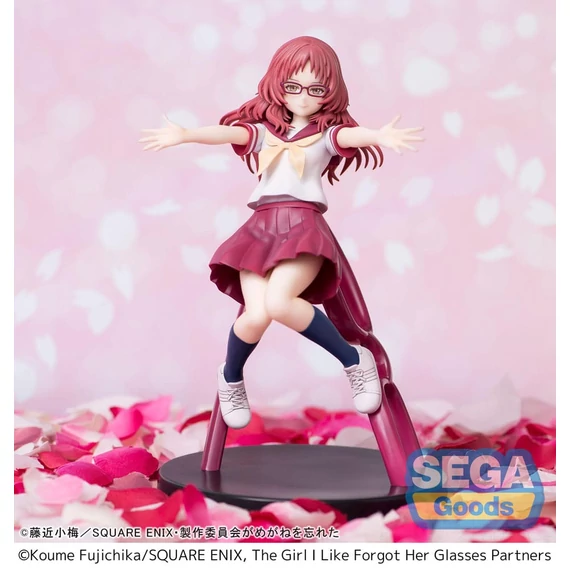 The Girl I Like Forgot Her Glasses Luminasta PVC Szobor - Ai Mie 18 cm