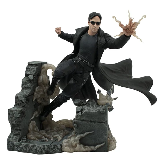 The Matrix Gallery Deluxe PVC Szobor - Neo 25 cm