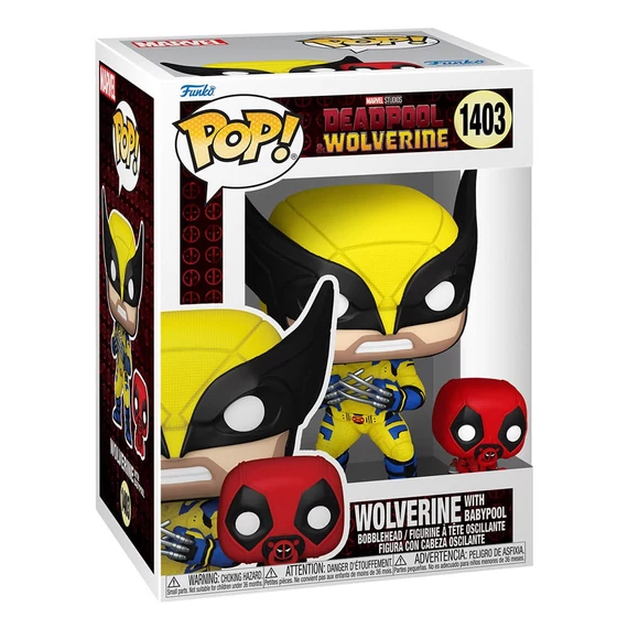 Deadpool 3 POP! & Buddy! Vinyl Figura - Wolverine w/ Babypool 9 cm #1403