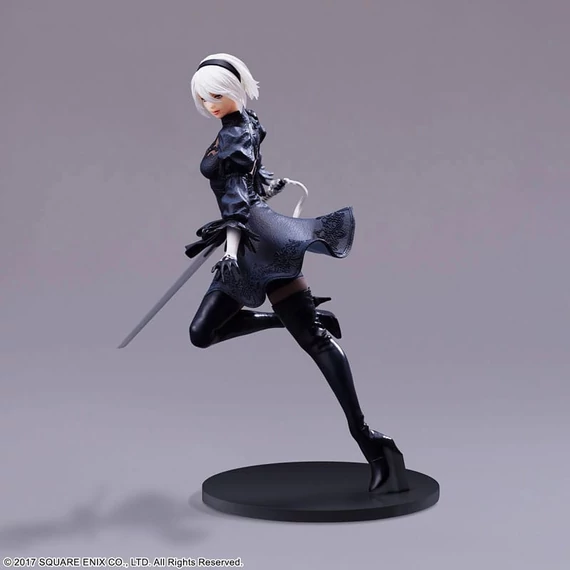 NieR:Automata FORM-ISM PVC Szobor - YoRHa Android 2B (YoRHa No.2 Type B) No Goggles Ver. 18 cm