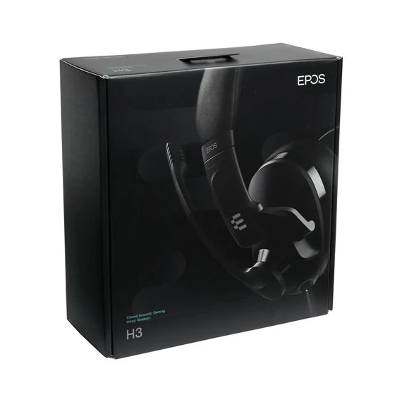 EPOS H3 Closed Acoustic Gaming Headset Black