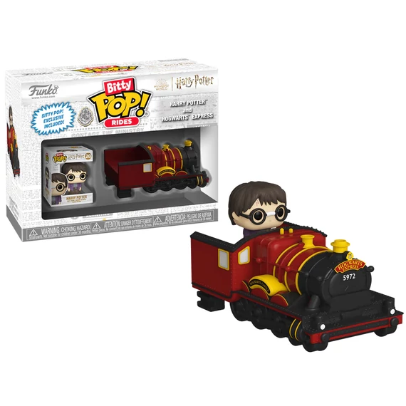 Harry Potter Bitty POP! Rides Vinyl Figura - Harry Potter w/Hogwarts Express 2.5 cm