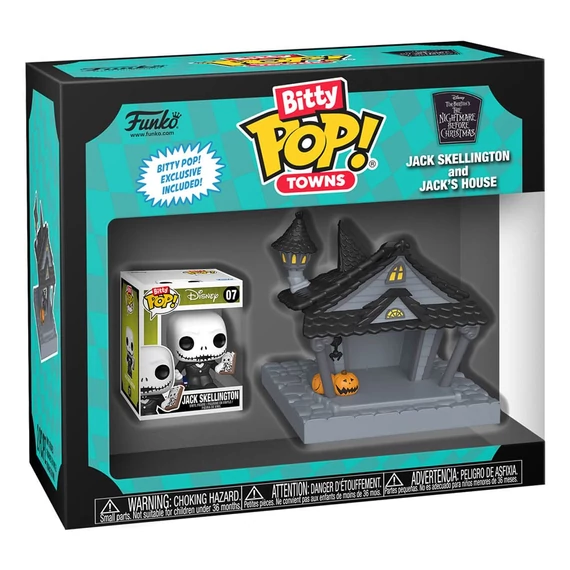 Nightmare Before Christmas Bitty POP! Town Vinyl Figura - Jack at Home