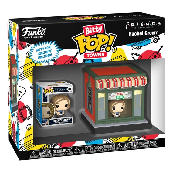 Friends Bitty POP! Town Vinyl Figura - Rachel at Central Perks 2.5 cm