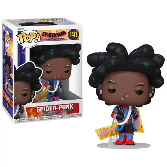 Spider-Man ATSV POP! Marvel Figura - Spider-Punk (Unmasked) 9 cm #1411