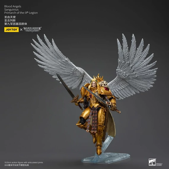 Warhammer 40k Akciófigura - 1/18 Blood Angels Sanguinius Primarch of the IXth Legion 19 cm