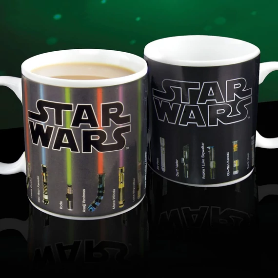 Star Wars Hőre változó Bögre - Lightsaber