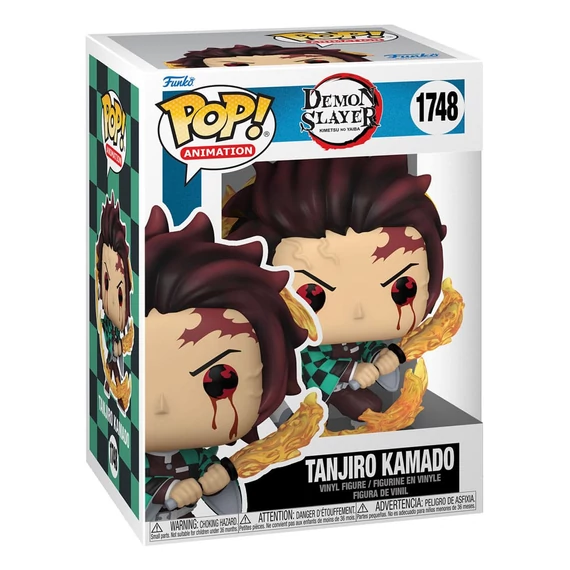 Demon Slayer POP! Animation Vinyl Figura - Tanjiro (Sun Breathing) 9 cm #1748