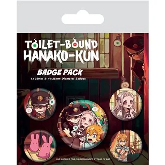 Toilet Bound Hanako-Kun Kitűző Szett - Characters (5db)