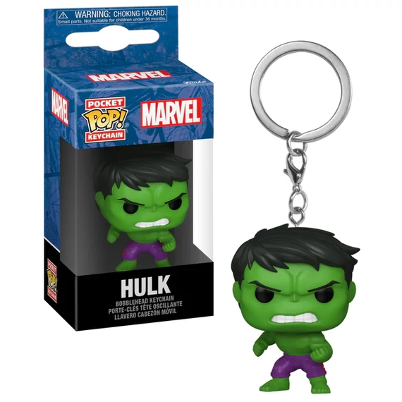 Marvel New Classics Pocket POP! Kulcstartó - Hulk 4 cm