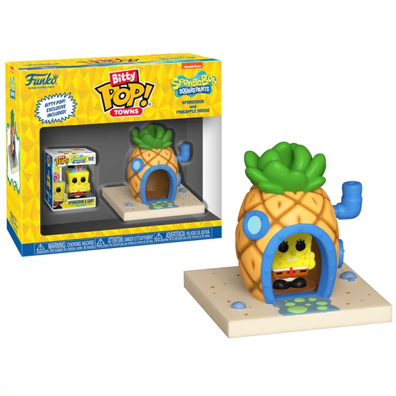 Spongebob Bitty POP! Town Figura - Spongebob and pineapple house 2.5 cm