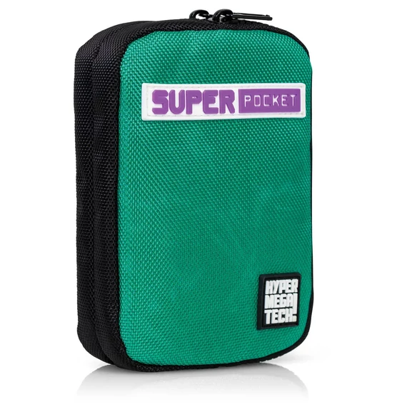 Super Pocket Fabric Case - Green/Black (szövettok)