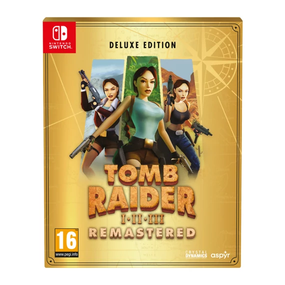 Tomb Raider I-III Remastered Deluxe Edition Switch