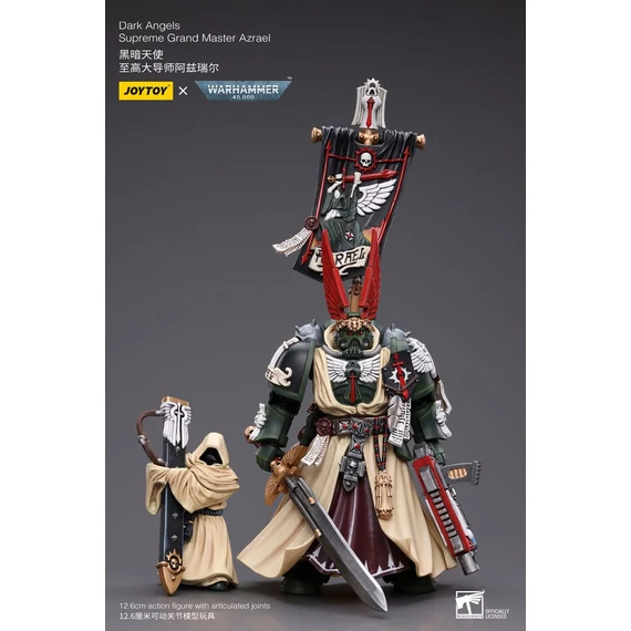 Warhammer 40k Akciófigura - 1/18 Dark Angels Supreme Grand Master Azrael 13 cm