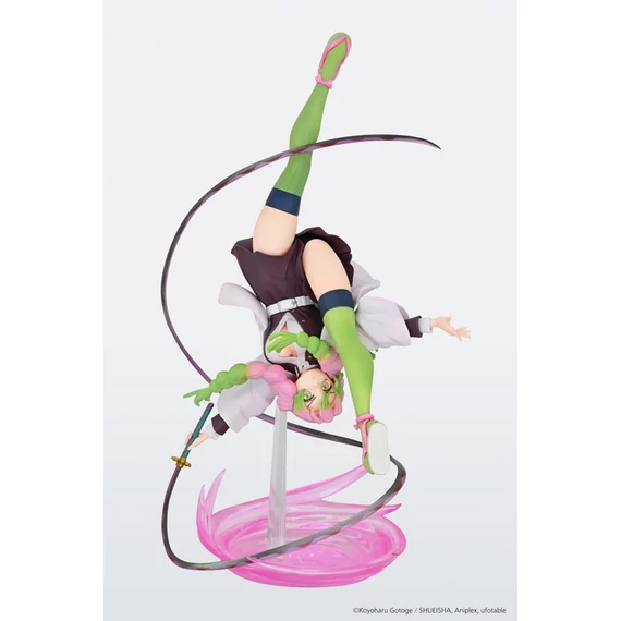 Demon Slayer: Kimetsu No Yaiba Aerial PVC Szobor - Mitsuri Kanroji
