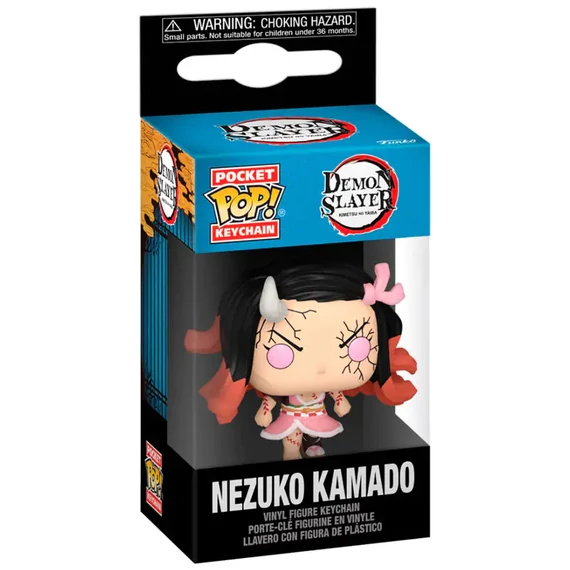 Demon Slayer Pocket POP! Kulcstartó - Nezuko (Demon Form) 4 cm