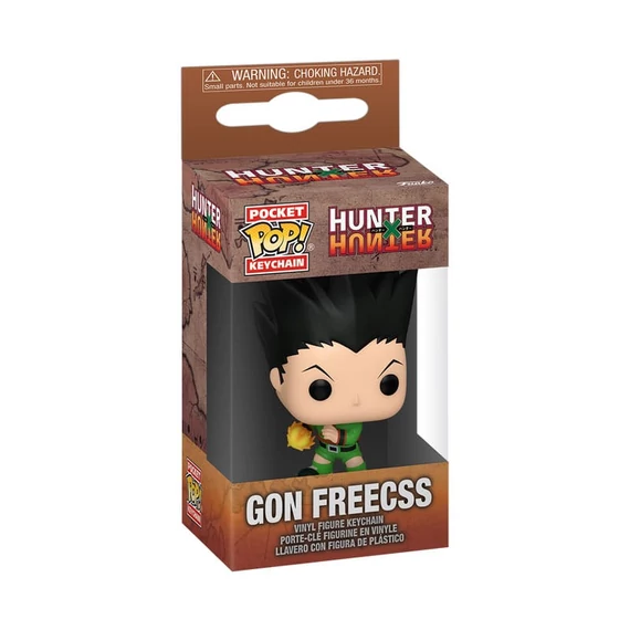 Hunter x Hunter POP! Animation Pocket POP! Kulcstartó - Gon Freecss 4 cm