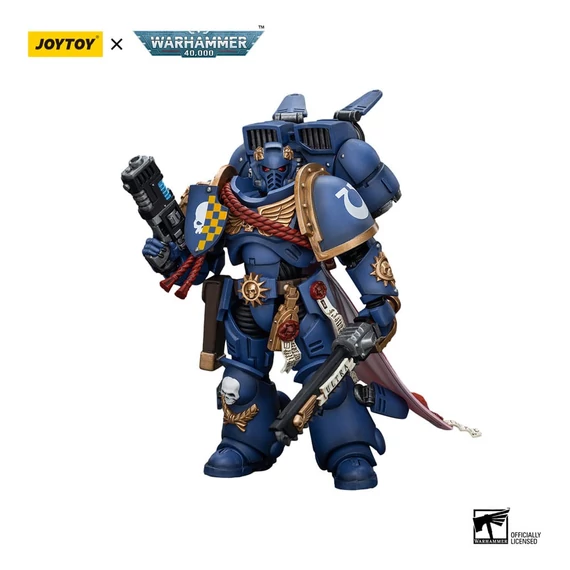 Warhammer 40k 1/18 Akciófigura - Ultramarines Captain With Jump Pack 12 cm