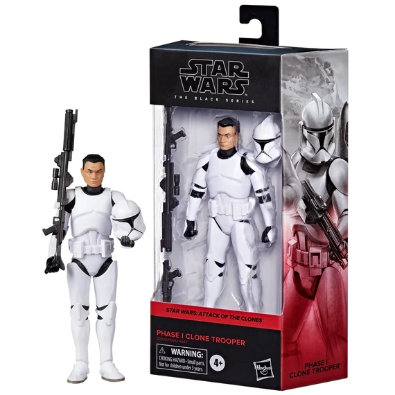 Star Wars: Attack of the Clones Black Series Akciófigura - Phase 1 Clone Trooper 15cm