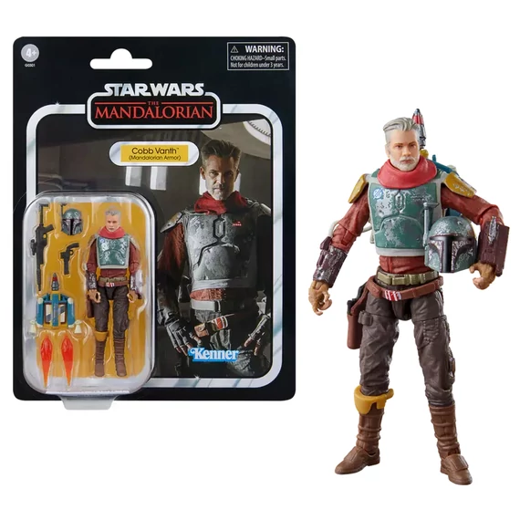 Star Wars: The Mandalorian Vintage Collection Akciófigura - Cobb Vanth (Armor) 10 cm