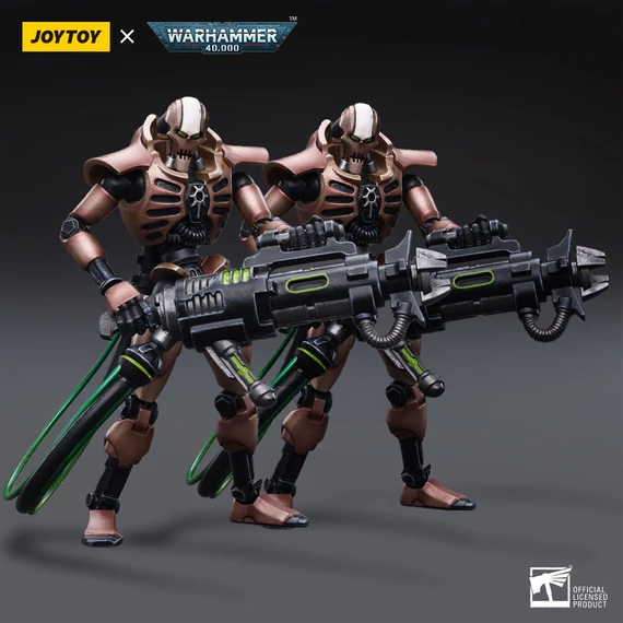Warhammer 40k  Akciófigura - 2-Pack 1/18 Necrons Szarekhan Dynasty Immortal with Tesla Carbine 11 cm