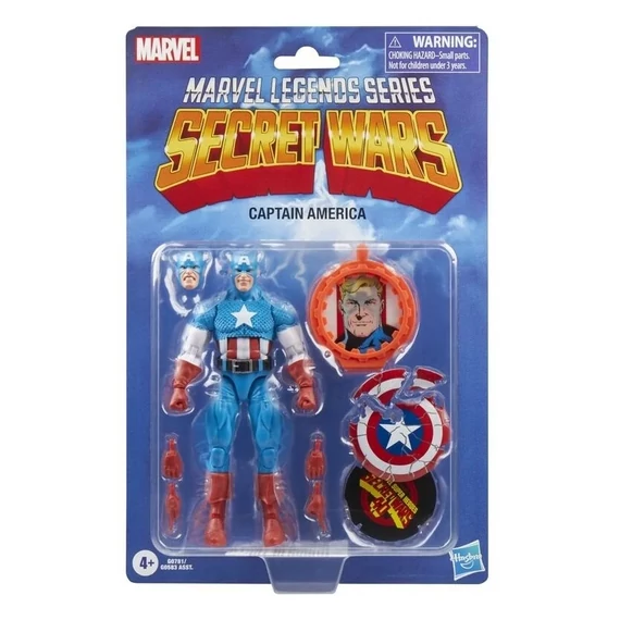 Marvel Legends Retro Akciófigura - Captain America -  15 cm