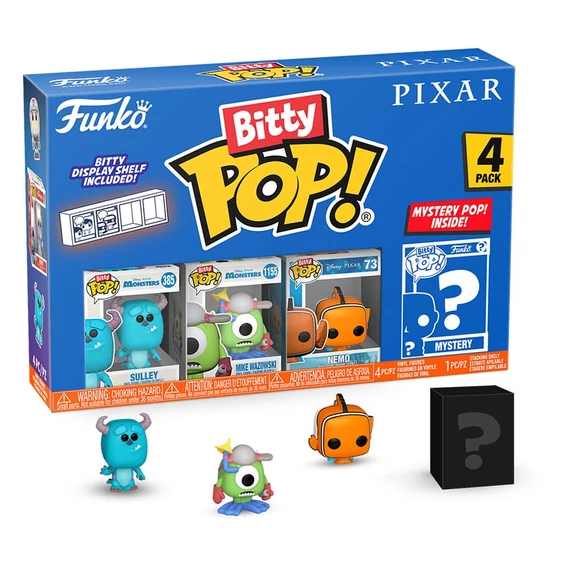 Pixar Bitty POP! Figurák - Monsters Inc. 2.5 cm