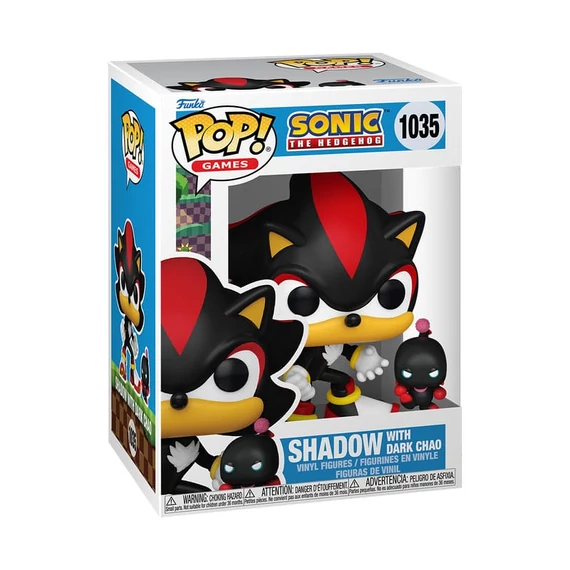 Sonic POP! & Buddy Figura - Shadow w/ Dark Chao 9 cm #1035