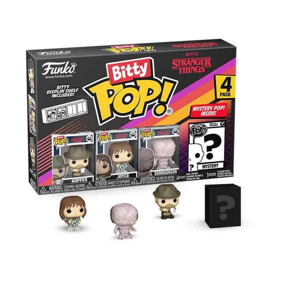 Stranger Things Bitty POP! Figurák - Hopper 2.5 cm