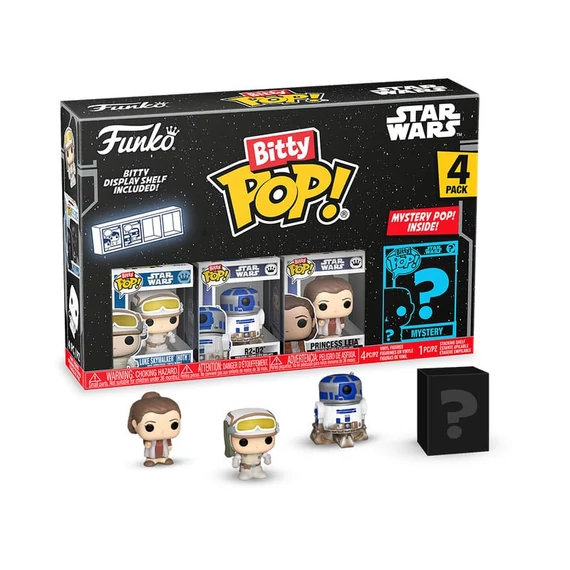Star Wars Bitty POP! Figurák - Luke (Hoth) 2.5 cm
