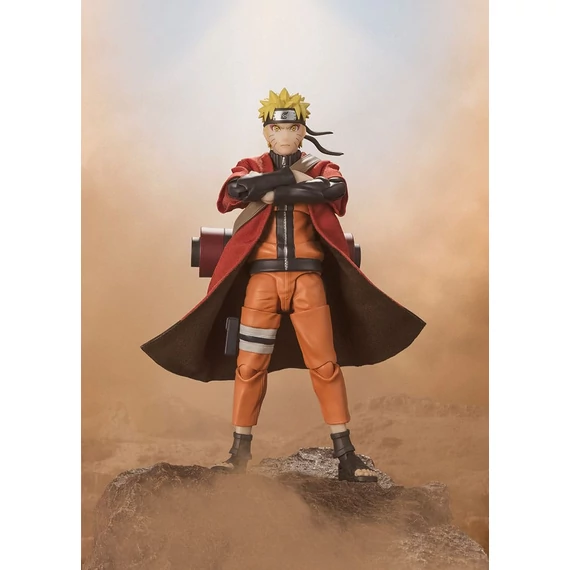 Naruto Shippuden S.H. Figuarts Akciófigura - Naruto Uzumaki (Sage Mode) - Savior of Konoha 15 cm