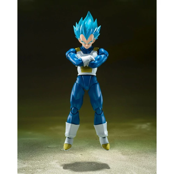 Dragon Ball Super S.H. Figuarts Akciófigura - SSGSS Vegeta -Unwavering Saiyan Pride- 14 cm