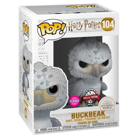Harry Potter POP! Movies Vinyl Figura - Buckbeak (Flocked) Exclusive 9 cm #104