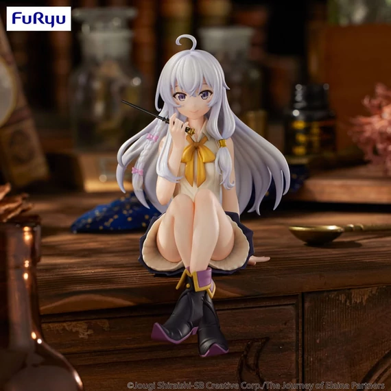 Wandering Witch: The Journey of Elaina Noodle Stopper PVC Szobor - Elaina 13 cm