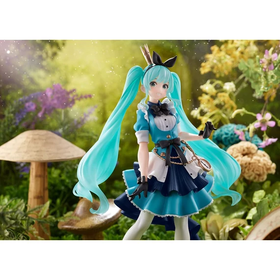Vocaloid PVC Princess AMP Szobor - Hatsune Miku Alice Ver. 18 cm (re-run)