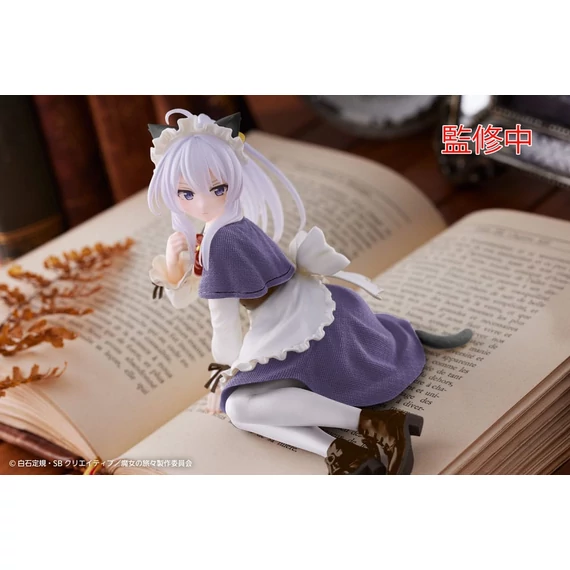 Wandering Witch: The Journey of Elaina PVC Szobor - Elaina Cat Maid Ver. Renewal Edition 18 cm