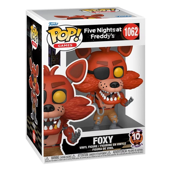 Five Nights at Freddy&apos;s POP! Games Figura - Foxy 9 cm #1062