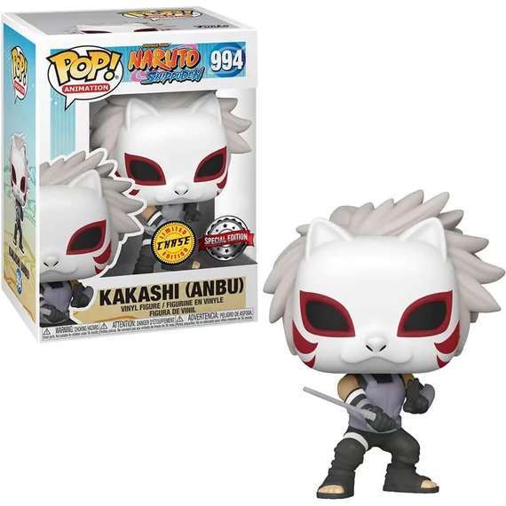 Naruto Shippuden POP! Animation Figura - Kakashi w/ Anbu 9 cm #994 (Chase)