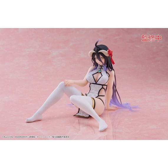 Overlord PVC Statue Desktop Cute Figura - Albedo Chinese Dress Ver. 13 cm