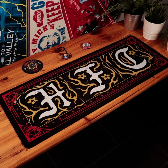 Stranger Things XL Egérpad + Poháralátét - Hellfire Club