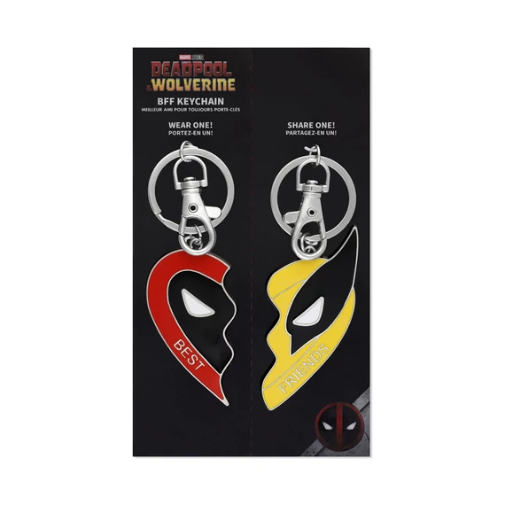 Deadpool & Wolverine BFF Kulcstartók